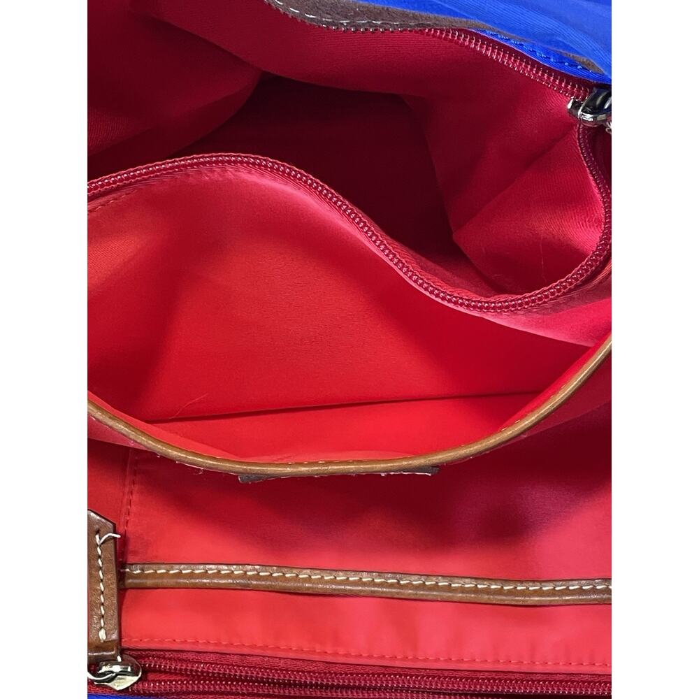 Dooney & Bourke X Large Nylon Windham Leighton Tote Bag Blue-Beach Bag J11628497 - Picture 11 of 16